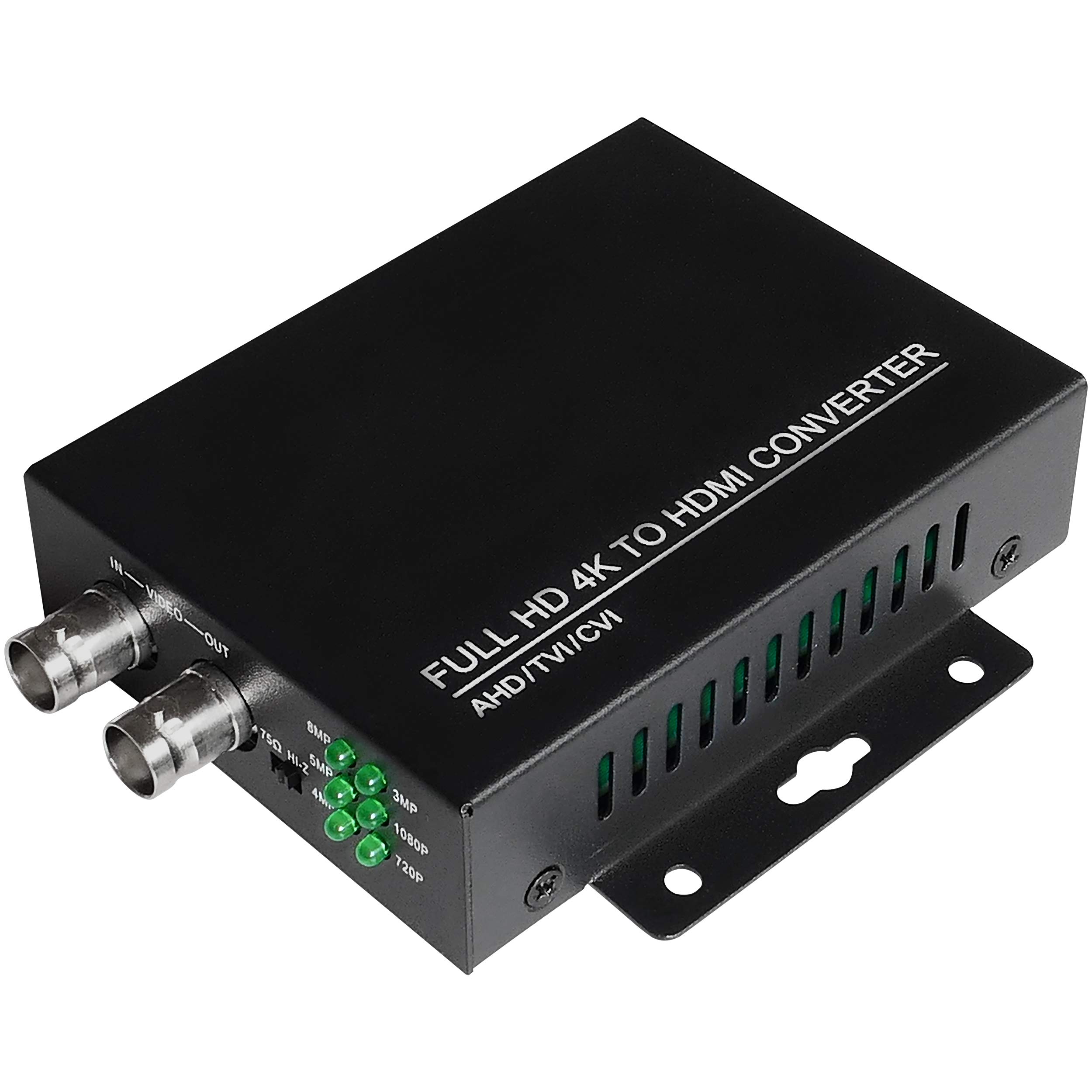 

Конвертер HDMI в 1080P AHD для безопасности и аналогового сигнала. Совместим с и для дома и простой в. Подходит для внутренних и коммерческих камер, TVI, CVI,