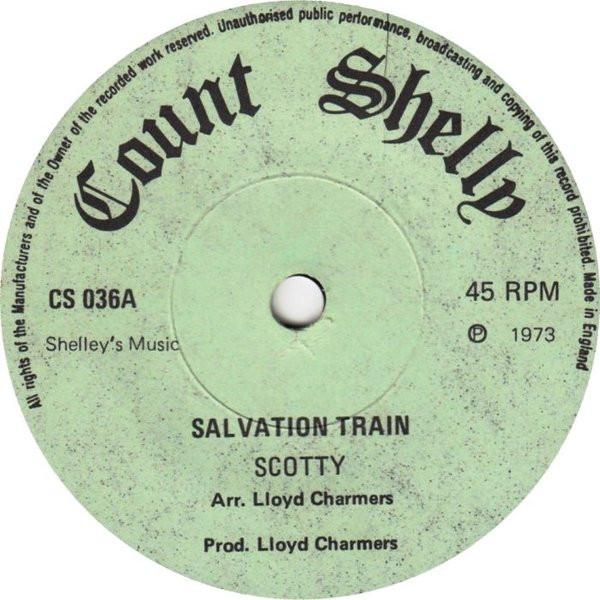 

7inch Record SCOTTY KEN PARKER Salvation Train Message To Mary CS036 COUNT SHELLY 1973 UK Reggae Ska Dub Used