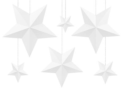 Star Decoration White 1 Pack