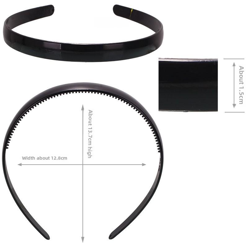 Highly Recommended Handmade Black Twisted Headband for Women - Perfect for DIY and Mother's Day.