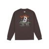 MLB Boston Red Sox FW25 Loose Fit Crew Neck Long Sleeve T-Shirt Unisex Tops 3ATSB2154-43BRS