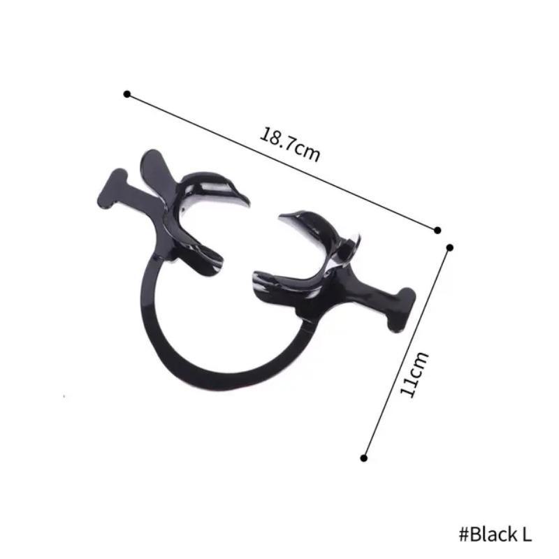 

Черный расширитель для губ, стоматологический расширитель C-образной формы с ручкой, внутриротовой щечный ретрактор для губ, ортодонтические стоматологические принадлежности