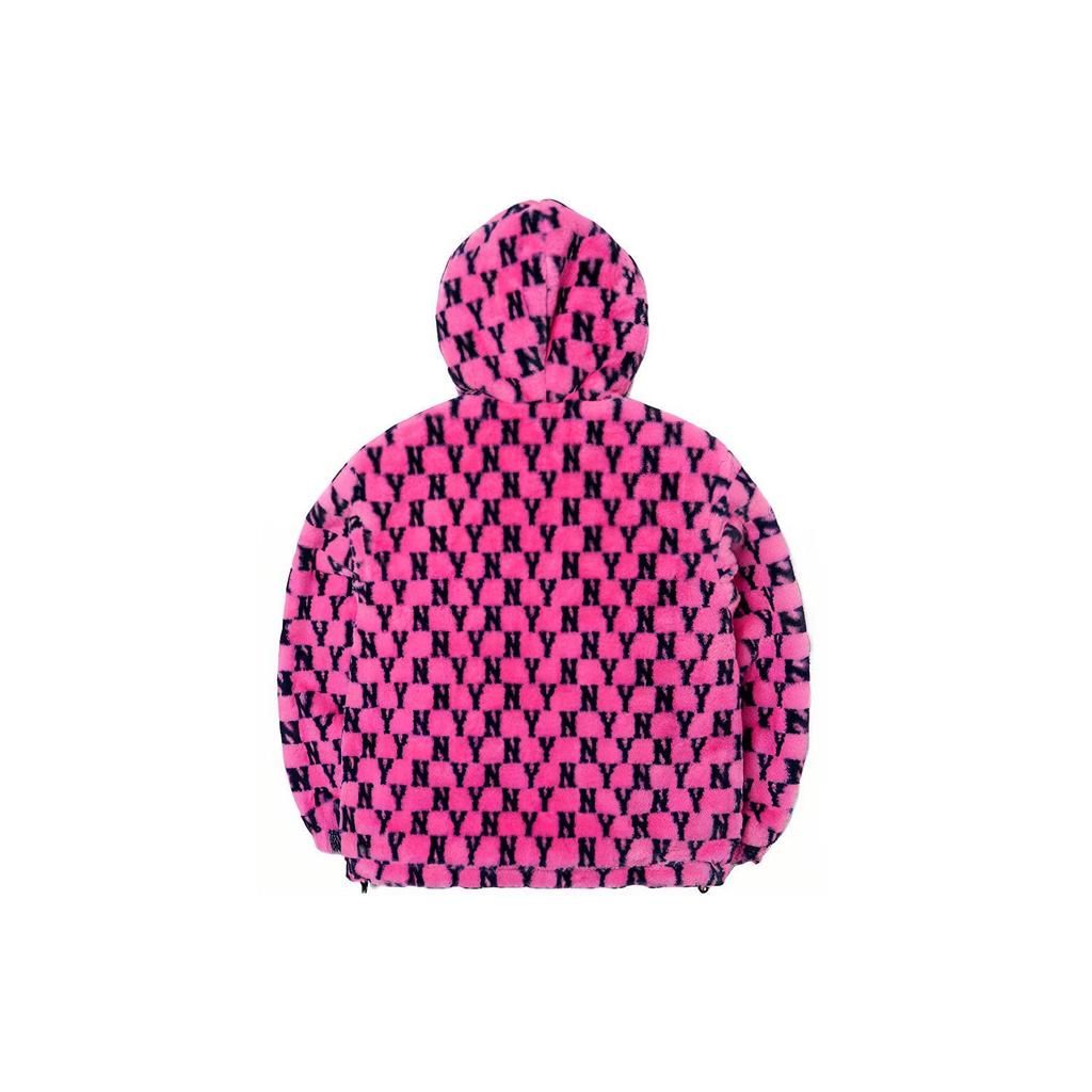 New MLB Old Flower Velvet Jackets Unisex Barbie Pink 3AJPF1816-50PKD