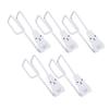 5PCS Over The Door Hooks Cartoon   Sprayed Stainless Steel Hanging Hook for Bedroom Bathroom