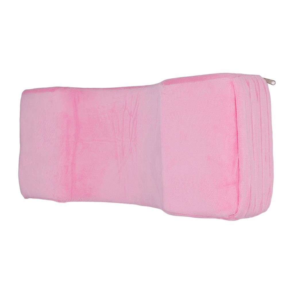 Eyelash Extension Pillow Neck Support Eyelash Pillow Soft Breathable Memory Foam U Shape Lash Pillow for Beauty Salon Pink