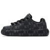 Chunky Classic Slip Resistant Low Top Skateboard Shoes Unisex Black Sneakers 3ASXCCM4N-50BKS