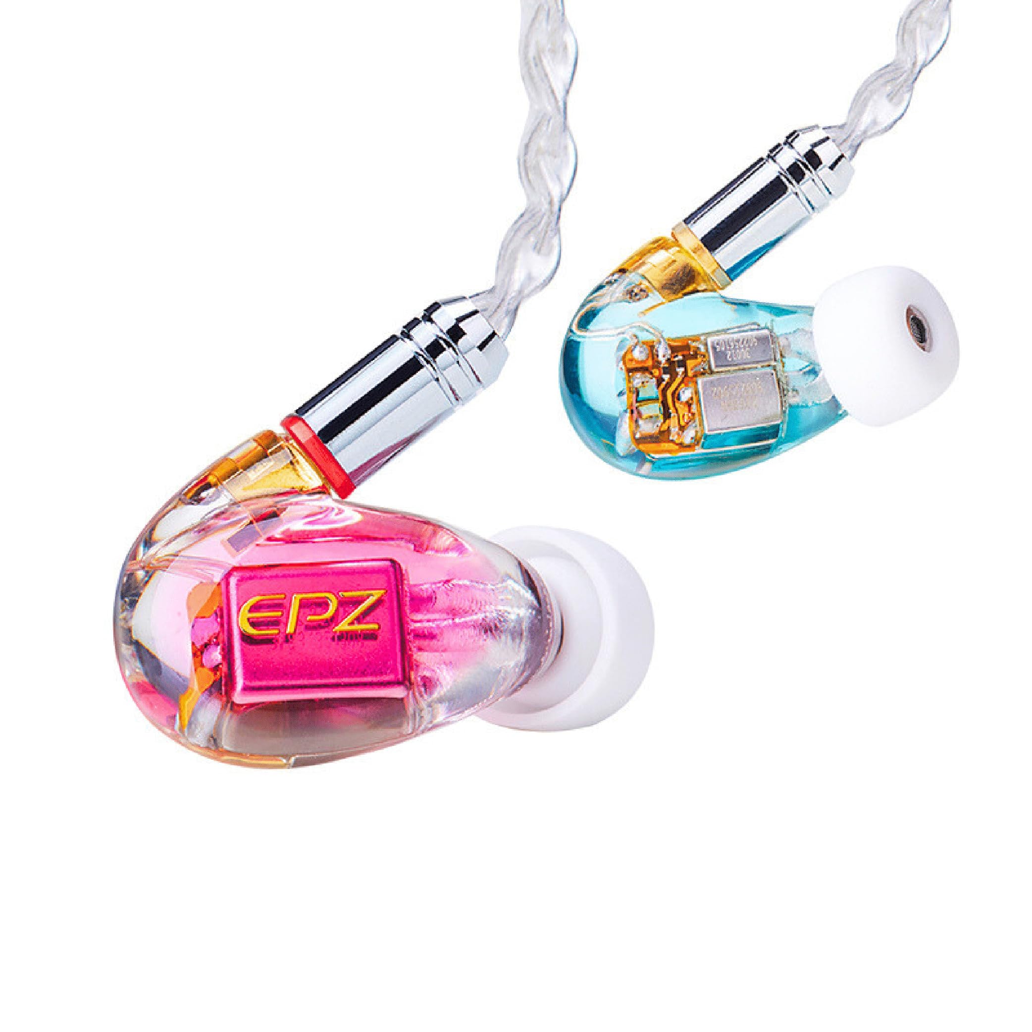 

Hifi Kingdom EPZ 320 Hifi Monitoring KNOWLES USA 3BA Balanced Armature Moving Coil Ion 3D Medical Resin Professional Musician Monitor Earphones