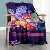 Fixies Customize Your Name Blanket Cozy Personalized Blanket Warmthful Decor Great for Office Chair Couch Seaside Bed Four Seasons Universal