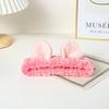 Wash Face Cat Ears Hairbands Soft Warm Coral Fleece Cute Animal Ears Headband For Women Girls Makeup Hair Accessories