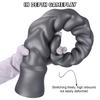 Extra Long Anal Plug with Spiral Design - Giant Threaded Butt Plug for Men & Women, Stretching Trainer, Realistic Dildo for Advanced Play