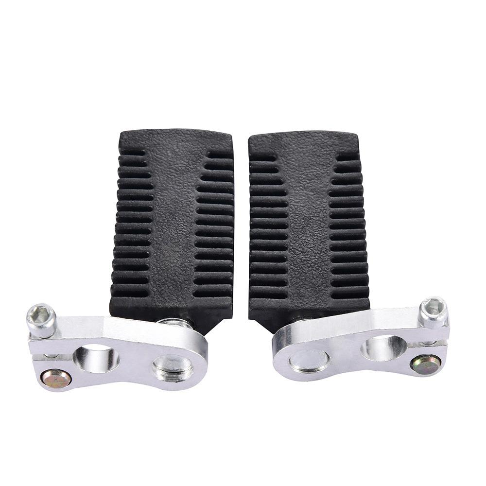 1 Pair Black Motorcycle Pedals Aluminum Alloy Motorcycle Modification Parts Kart чёрный
