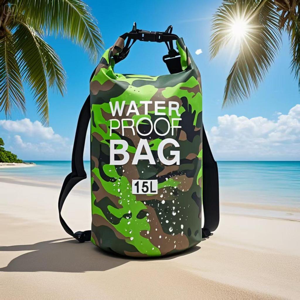 Waterproof Camouflage Bag: Single/Double Shoulder, Polyester for Cycling, Camping & Mountaineering