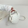 Trendy 2023 Heart-shaped Crossbody Bag Stylish Simple Pu Leather Purse For Women