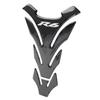 3D Carbon Fiber For YZF R6 YZF-600 Tank Decal Protector Pad Sticker White
