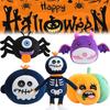 Adorable Halloween Plush Doll Featuring Skeleton Reaper Bat Zombie Pumpkin Spider