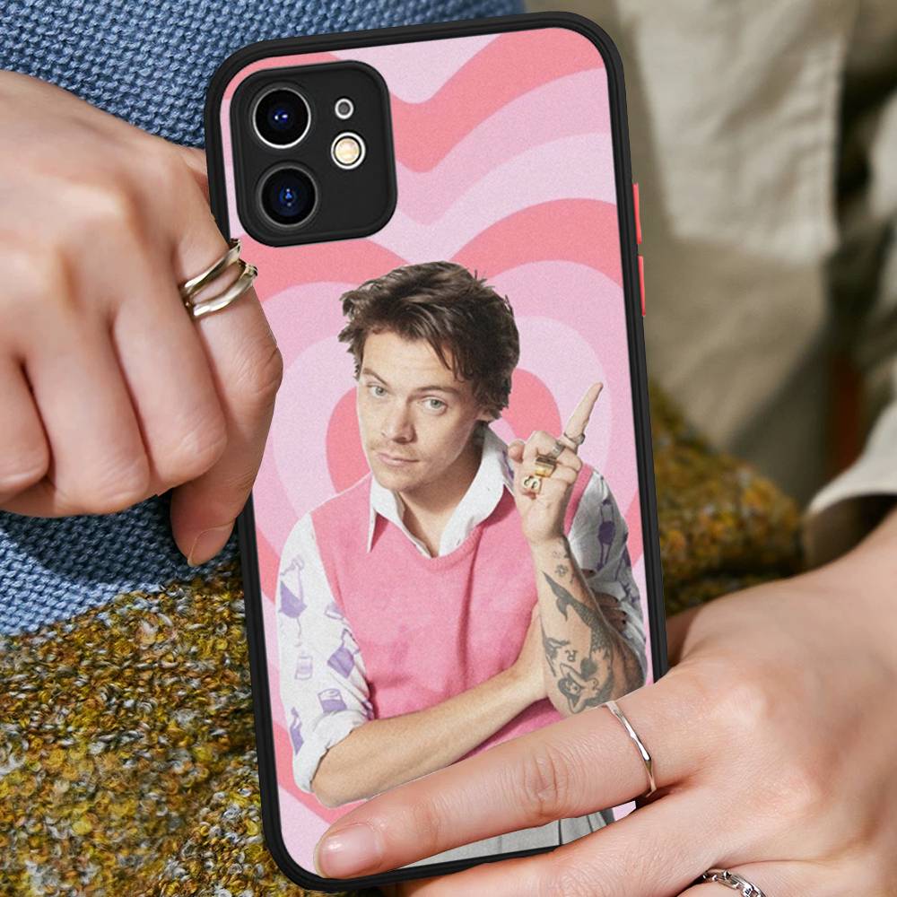 Pop Singer Harry Styles Matte Protective Case For IPhone 16 15 14 13 12 11 Pro Max X XS MAX Protection Case