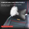 1/2Pcs Leather Car Interior Seat Headrest Neck Pillow Car Accessories For Toyota GR Camry Corolla Yaris Chr Auris Avensis T25
