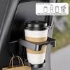 SEAMETAL Universal Foldable Car Door Cup Holder Drink Bottle Holder Vehicle Side Door Mounted Beverage Storage Rack  with hooks