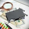 Aluminum Alloy RFID Anti-Theft Ultra-Thin Metal Card Holder Wallet for Men