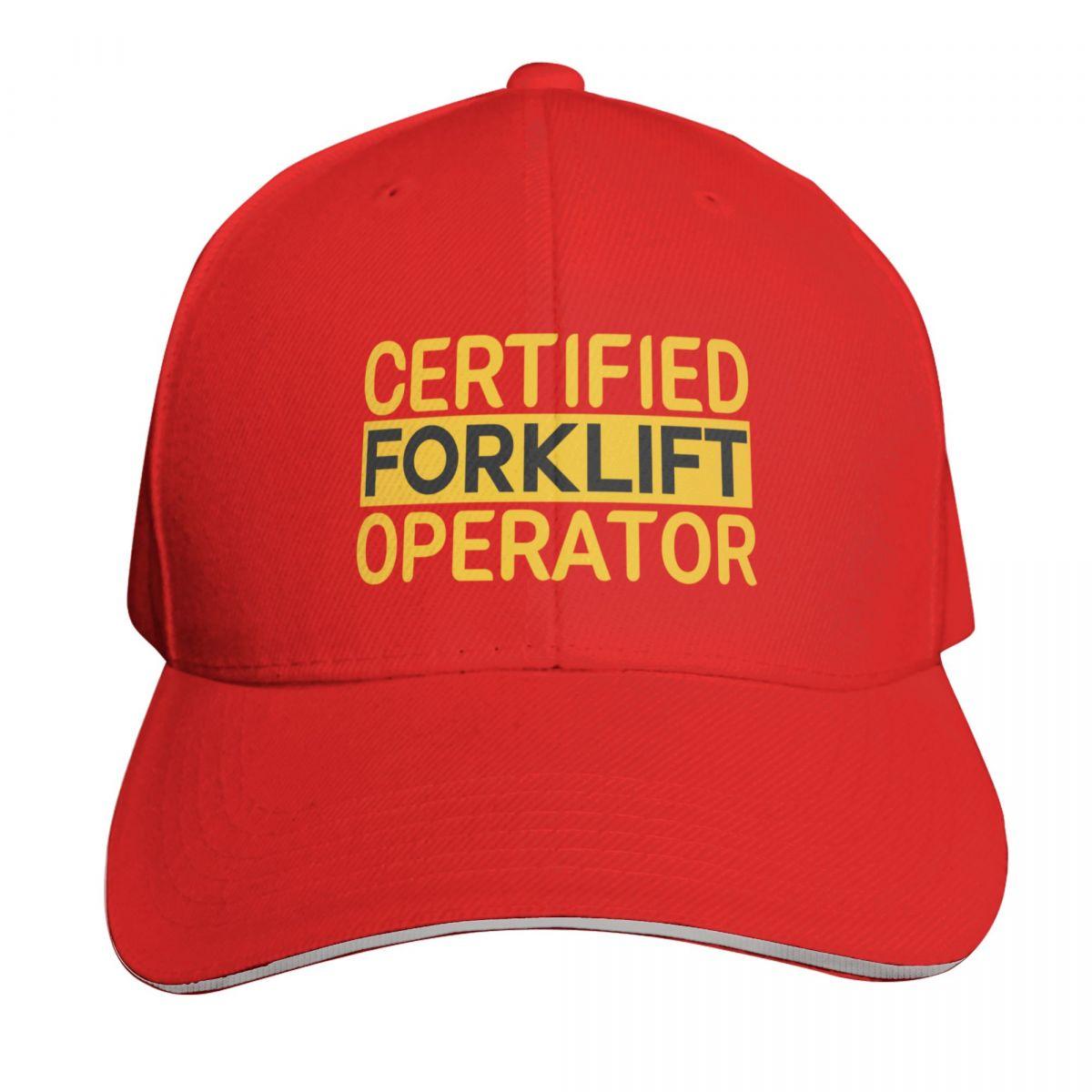 Certified forklift operator Baseball Cap Golf Hat Icon Beach Custom Cap Womens Beach Outlet Unisexs