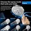 Bathroom Chrome Plated Concealed Stainless Steel Pressurized Shower Shower Set with Extended Lever Arm, Toilet Top Spray Shower
