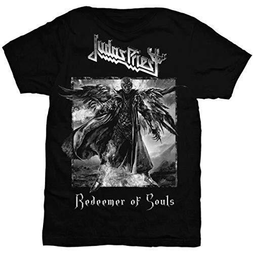 Judas Priest Men s Redeemer of Souls Short Sleeve T-Shirt, Black, Large S