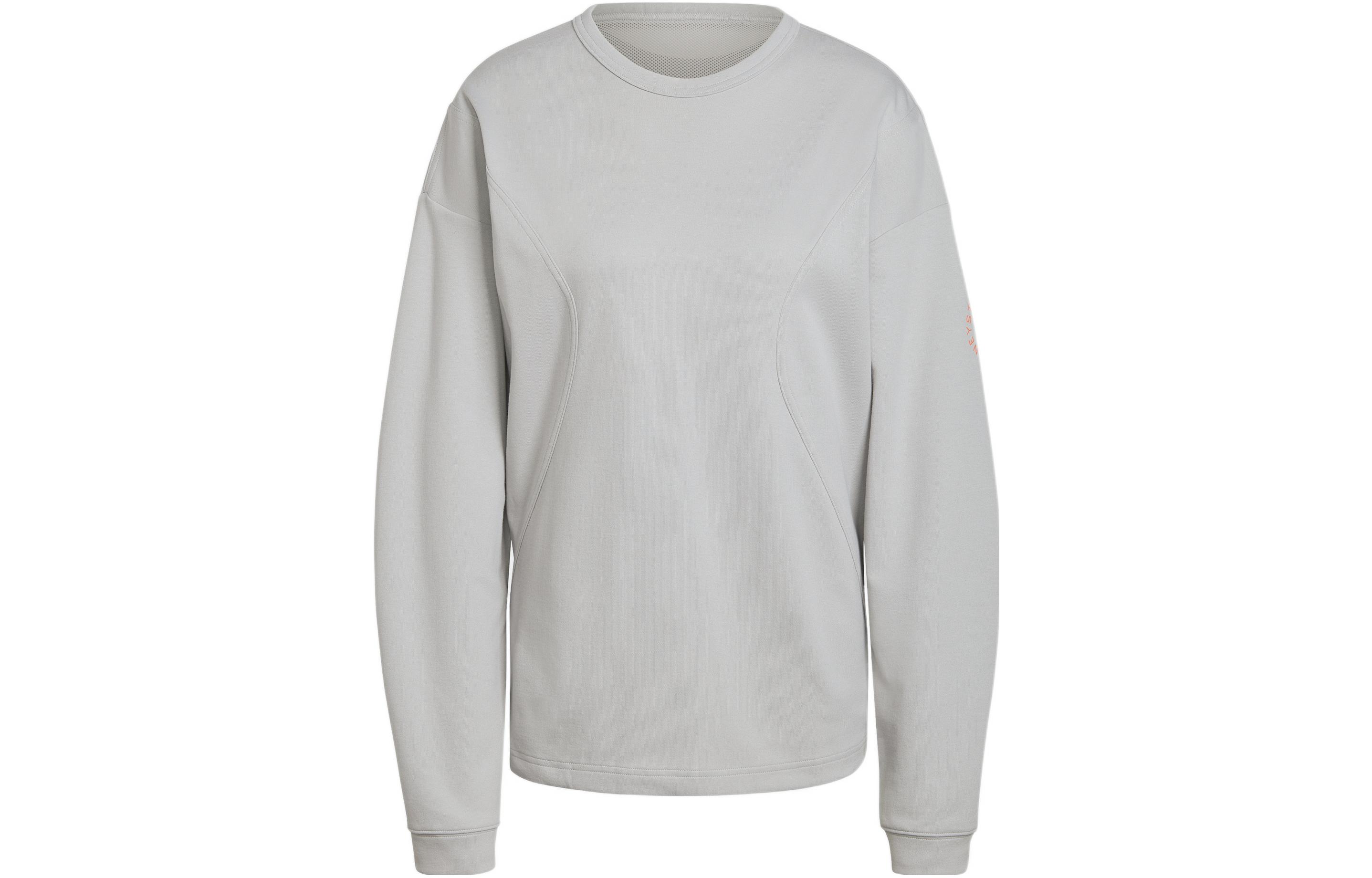 Adidas Clothing T Shirts Women s Gray Crew Neck Moderate Straight Fit H59965 L