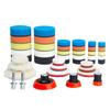 Cross 44PCS Car Polishing Pad Set - 1/2/3 Inch Wool & Sponge Detail Polisher Wheels
