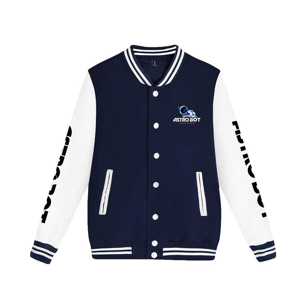 Astro Bot Bomber Jacket Women Men Oversized Harajuku Fashion Baseball Coat Jacket Female Streetwear Spring Autumn Bomber Outwear
