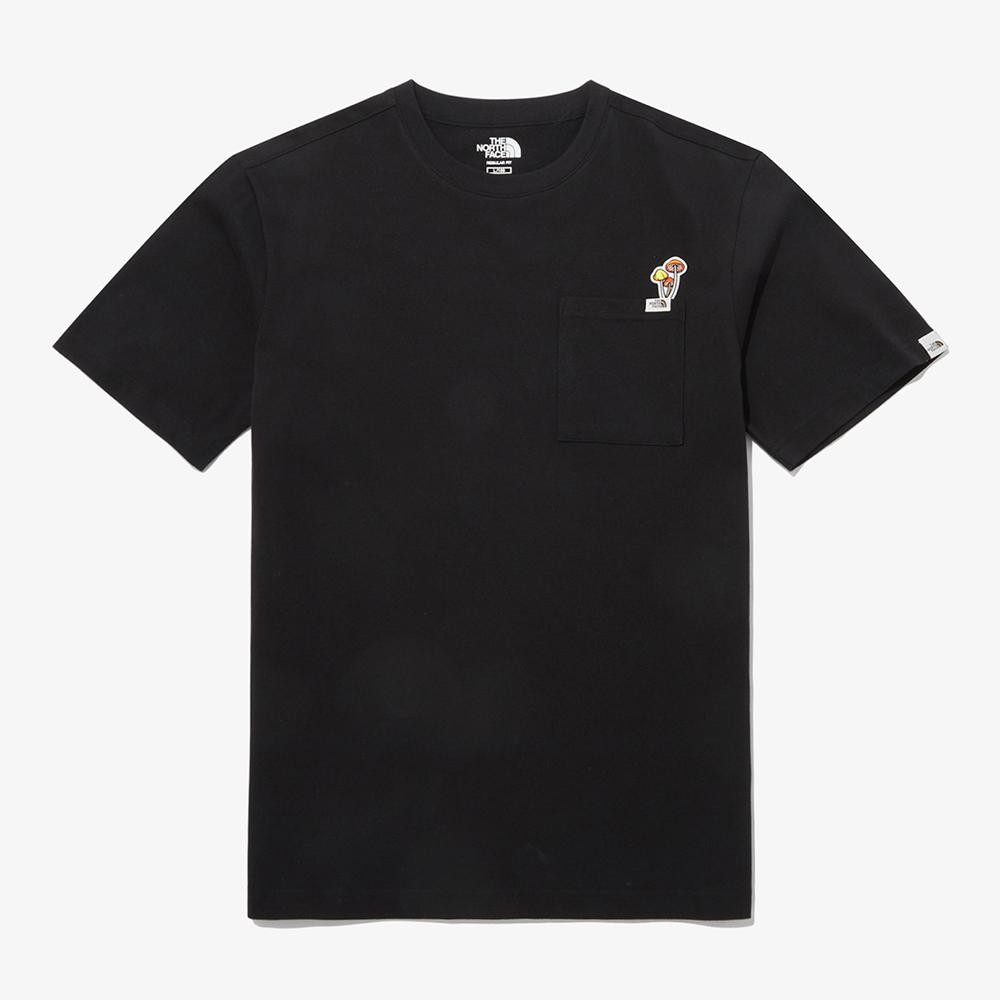 

THE NORTH FACE NT7UP07J Белая этикетка One Earth Pocket Футболка с круглым вырезом и короткими рукавами