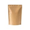 10 pièces 15x22cm Marron Thé Papier Kraft Sacs Auto-portants Auto-scellants Emballage Scellé pour Aliments Fruits Secs Aluminisé