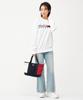 Tommy Hilfiger [Online Exclusive] Small Canvas Tote Bag 69J2863 NS Navy