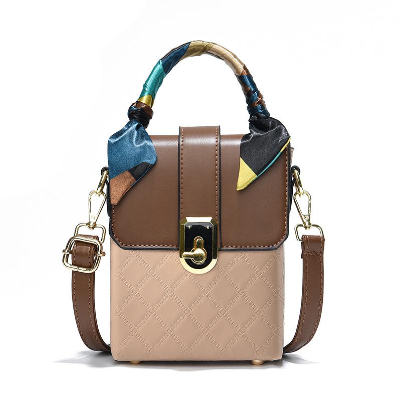 Malé crossbody kabelky Dámská kabelka na mobil Umělá kůže Kabelka přes rameno Peněženka Peněženka Módní Neformální Dámská kabelka s mini horní rukojetí