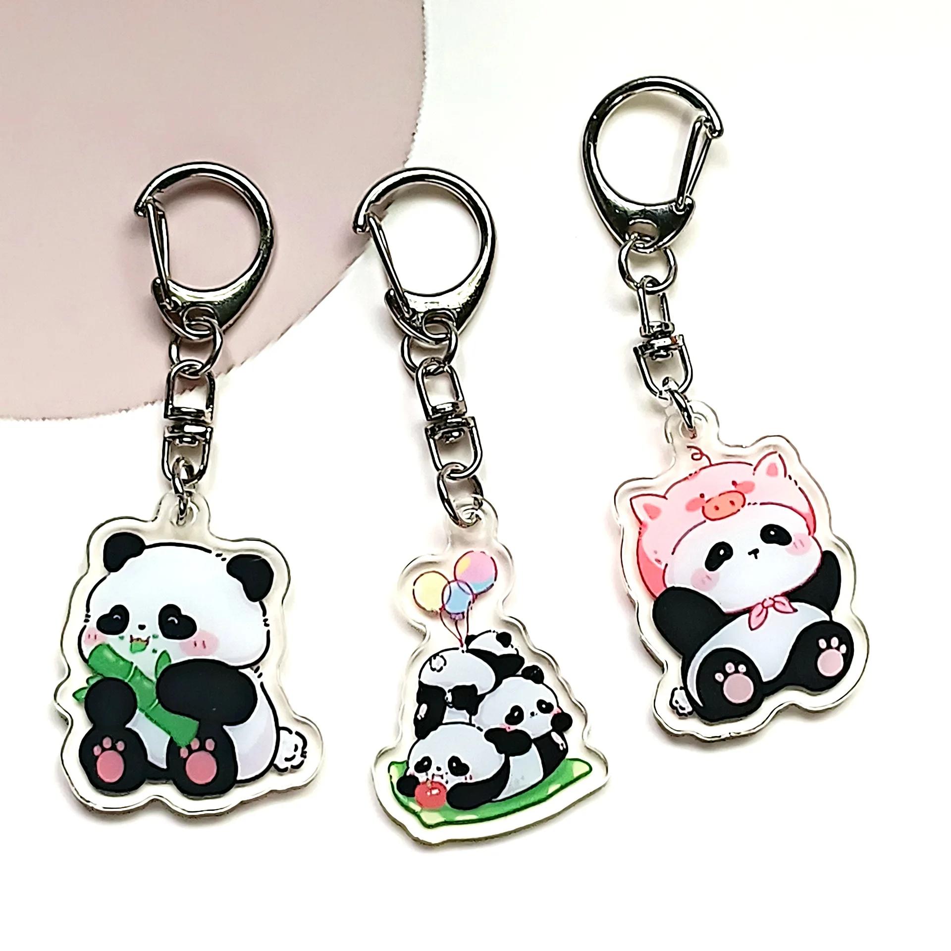 Милые брелки для ключей в виде панды — фото 3