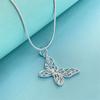 Fashion kpop   Copper custom butterfly Necklace Street Versatile Jewelry for women Wedding Party gift DIY Accessory