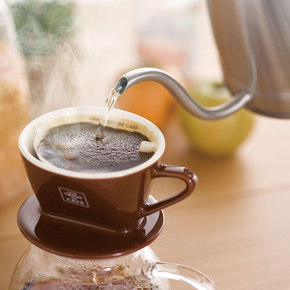 Wahei Freiz Drip Stainless Induction Matte Kettle, 1.2L, Steel, Compatible, Finish, EM-8075