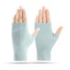 Fleece Gloves, Half-finger German Fleece Fabric, Increased Elasticity, Riding, Driving, Autumn and Winter, Extended Wrist Protection for Men and Women