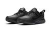 Nike Varsity Leather Low Top Sports Casual Shoes Pure Black Children Aged 3 7 Years Old CN9393-001