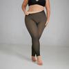 150Kg Plus Size Leggings 360 Crotchless Line Piled Thickened Nine-point Pants Fake Meat Leggings