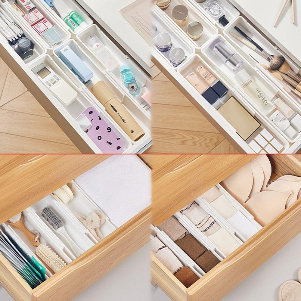 Kitchen Accessories Drawer Compartment Storage Box Sundries Divider Trays Drawer Organizers