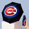 Chicago Cubs Printed 5?Fold Mini Umbrella 8?Rib Windproof Compact Umbrella For Women Pocket Carry