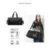 Travel Bag Unisex PU Large Capacity Adjustable Strap Travel Gym