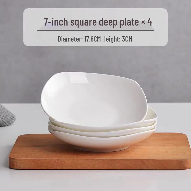 Kitchen Seven Underglaze Bone China Dinnerware Set