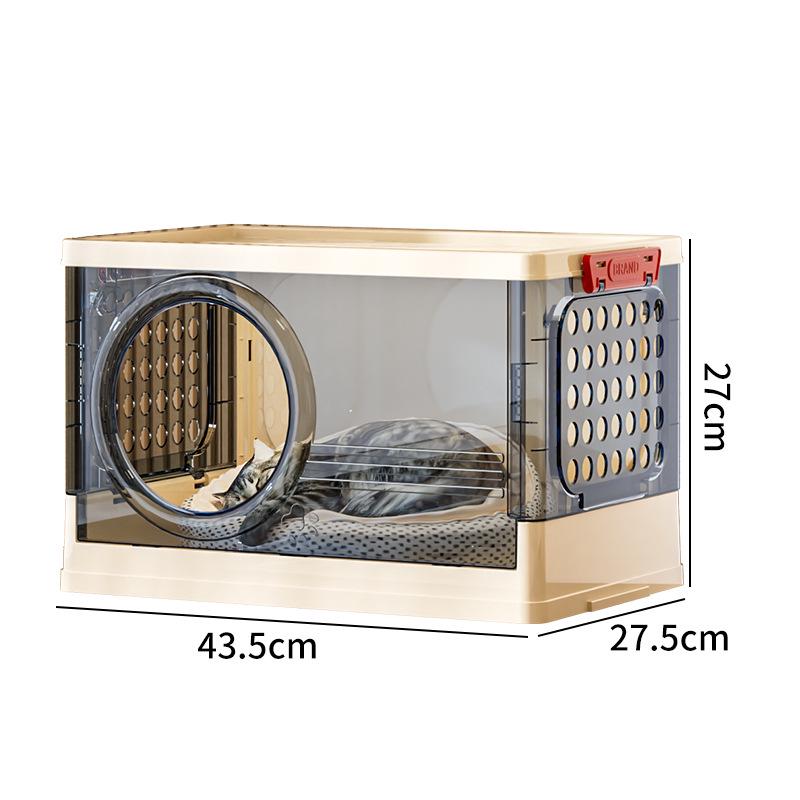 Enhanced Foldable Multi-layer Cat Bed & Pet Food Storage Cabinet
