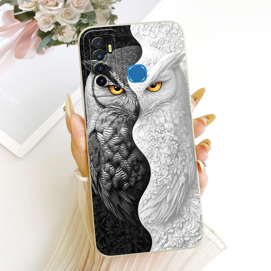 For Infinix Note 7 Lite Case X656 Popular Floral TPU Cover Soft Silicone Phone Cases For Infinix Hot 9 Pro Funda Hot9 Play Shell