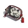 Coach Disney Mickey Mouse Collaboration Cartoon Print Pebble Leather Shoulder Bag Camera Bag Women Bags Black C1142-B4CAH