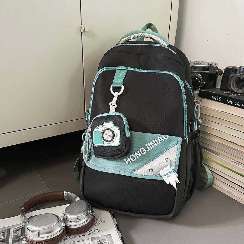 Japanese School Bag Ins Niche Students New Large-capacity Backpack, Junior High School Students Reduce the Burden of Campus Backpack