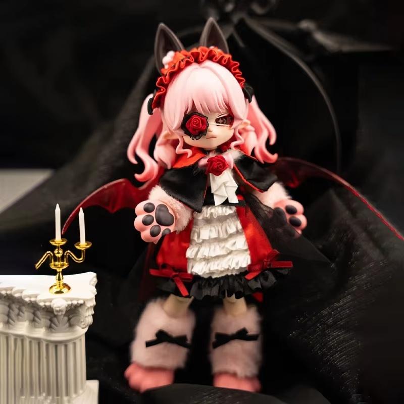 Genuine12cm Mjd Dedicated To Luna Blind Box Collectible Articulated Action Figure Doll Gift For Fans Desk Shelf Display Decor