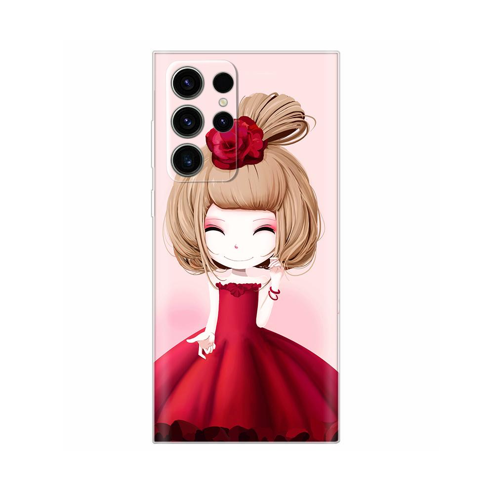S24Ultra Phone Case for Samsung Galaxy S24 Ultra Soft Clear TPU Cases for Galaxy S24 S 24 S24 Plus S24+ Capa Shockproof Cover