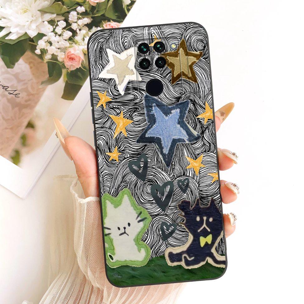 Casing For Redmi Note 9 4G Case Cover Fashion Cartoon Cute Funny Painted Silicone Case M2003J15SC M2003J15SG M2003J15SS